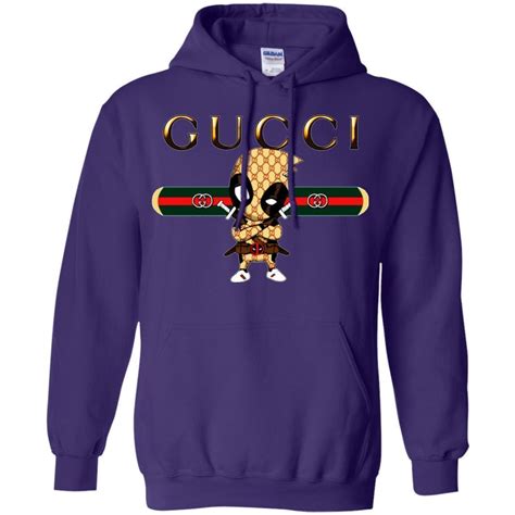 pink gucci crewneck|Gucci deadpool hoodie.